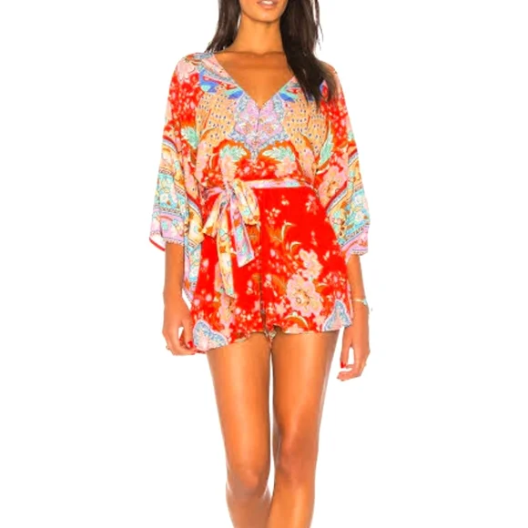 🌹🌺 Spell Lotus Romper Kimono Ruby 🌺🌹 - Picture 2 of 9